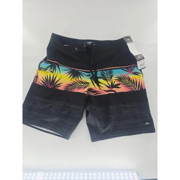 O'Neill Other - O'Neill Hyperfreak Heat Block Boardshorts Mens 38 Black Stretch Zip Pocket